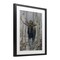 Stupell Industries Moose in Winter Birch Forest Framed Print Under Glass, design by James Corwin